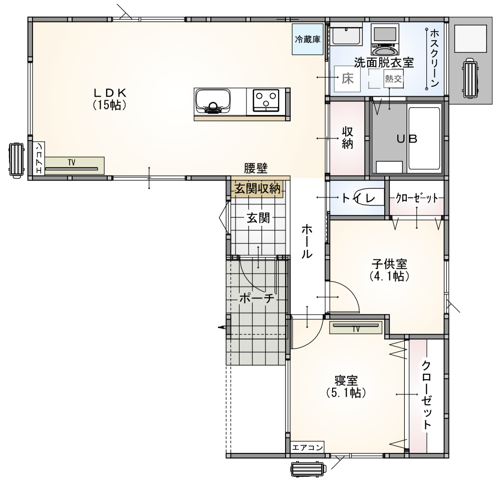 商品プラン 間取り図