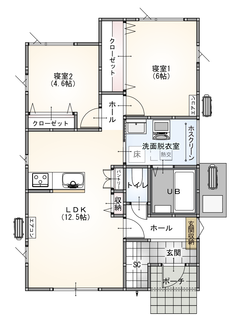 商品プラン 間取り図